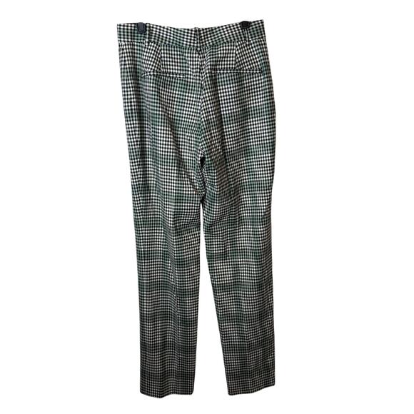 M.M.LaFleur Smith Straight Trouser Check Plaid Sharkskin Wool Pants 2 Preppy - Picture 3 of 9